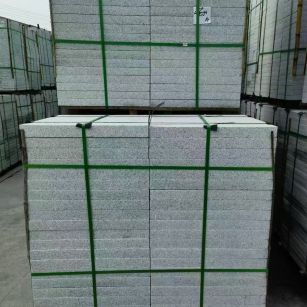 三门峡 芝麻白火烧，园林广场市政工程地铺石，1.8~5.0厚均有现货