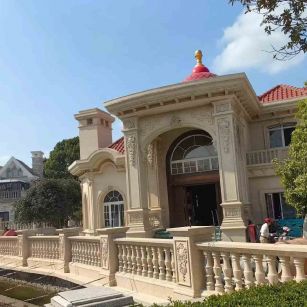 三门峡 黄金麻花岗岩欧式别墅