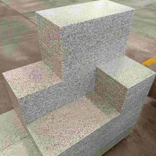 三门峡 白麻花岗岩荔枝面地铺石