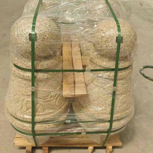 三门峡 黄金麻异形定制雕花——棒棒糖挡车柱