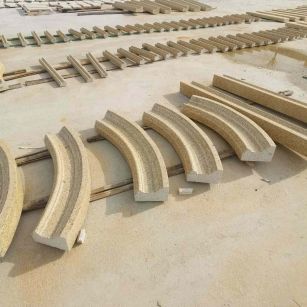 三门峡 黄金麻花岗岩别墅线条