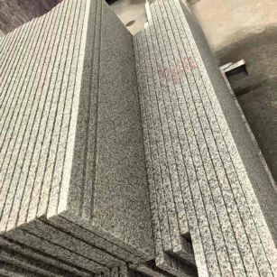 三门峡 白麻荔枝面花岗岩楼梯踏步