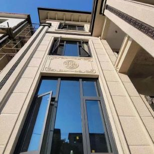 三门峡 黄金麻荔枝面别墅外墙干挂效果展示