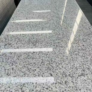 三门峡 白麻花岗岩光面毛板