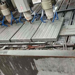 三门峡 芝麻白花岗岩荔枝面盲道雕刻