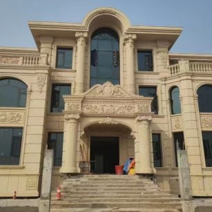 三门峡 黄金麻花岗岩别墅外墙干挂