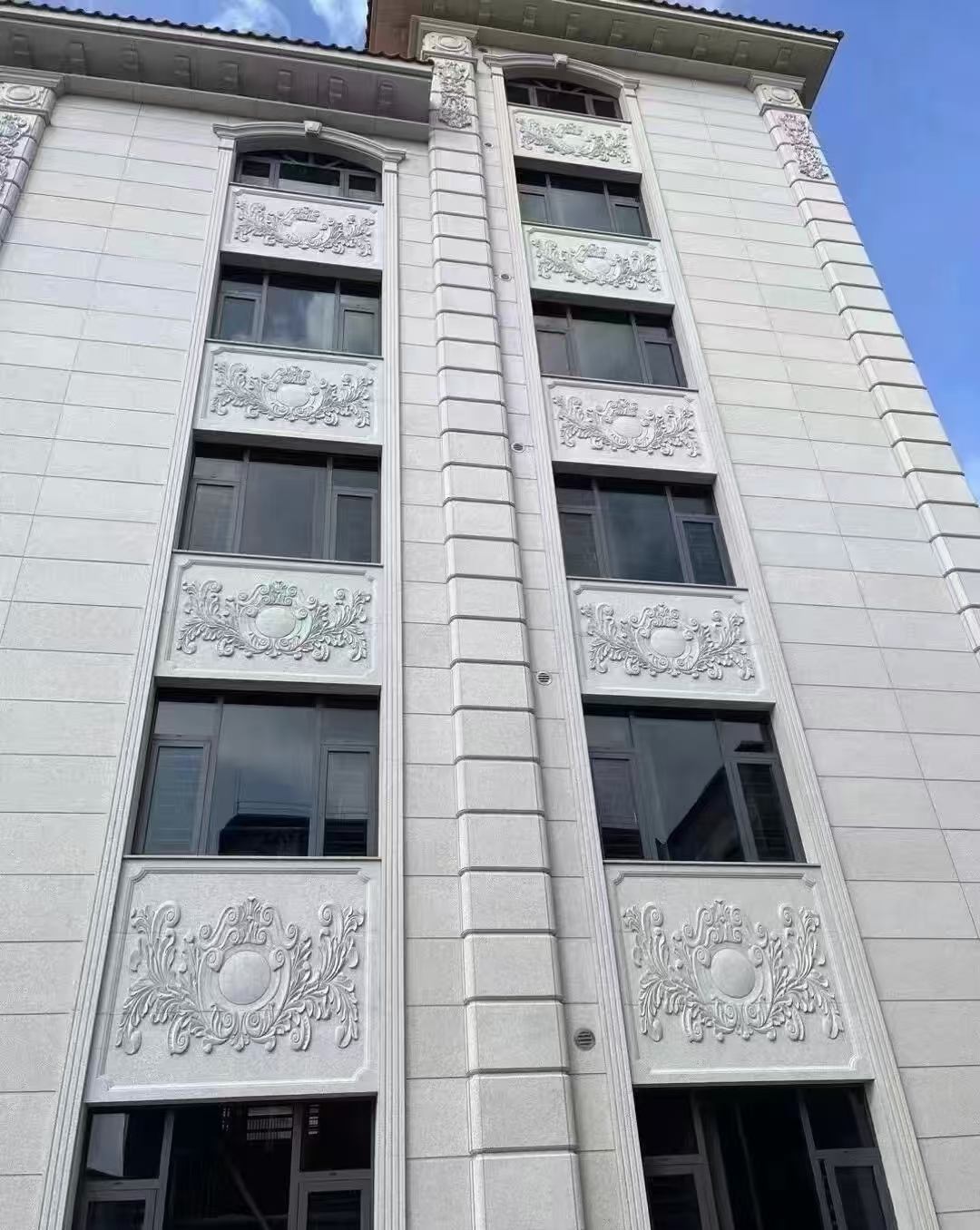 三门峡 白麻荔枝面花岗岩别墅外墙干挂