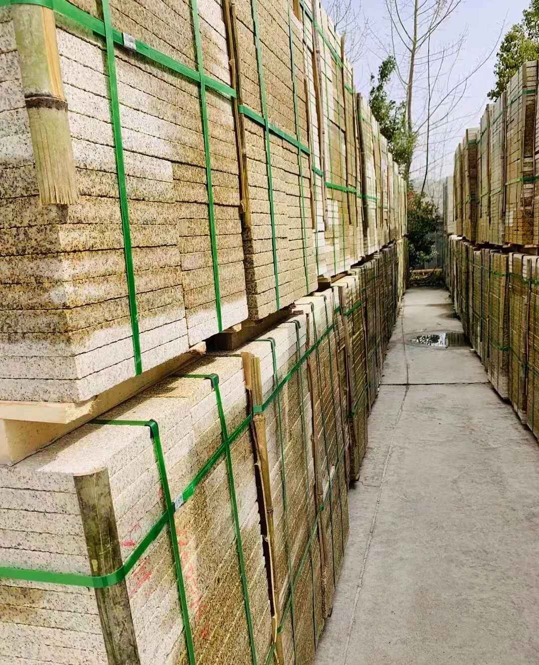 三门峡 黄金麻花岗岩荔枝面地铺石