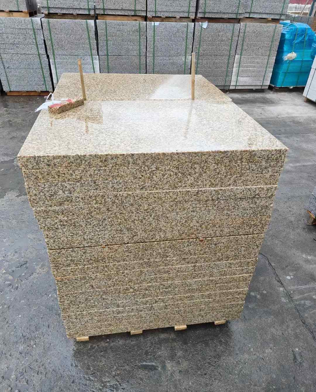 三门峡 湖北黄金麻花岗岩石材荔枝面外墙石材