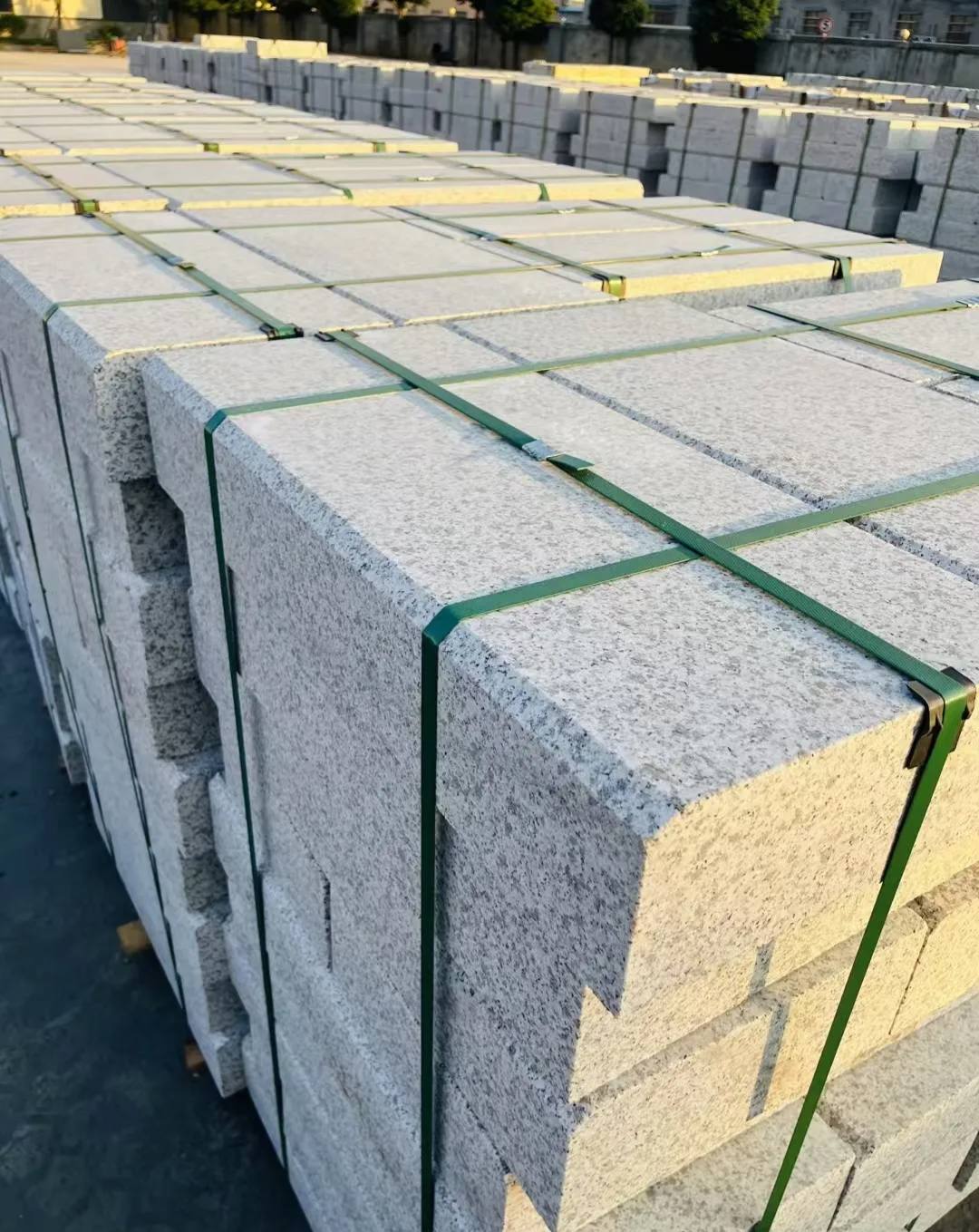 三门峡 白麻花岗岩路沿石，马路牙子，路缘石，平石，立缘石等