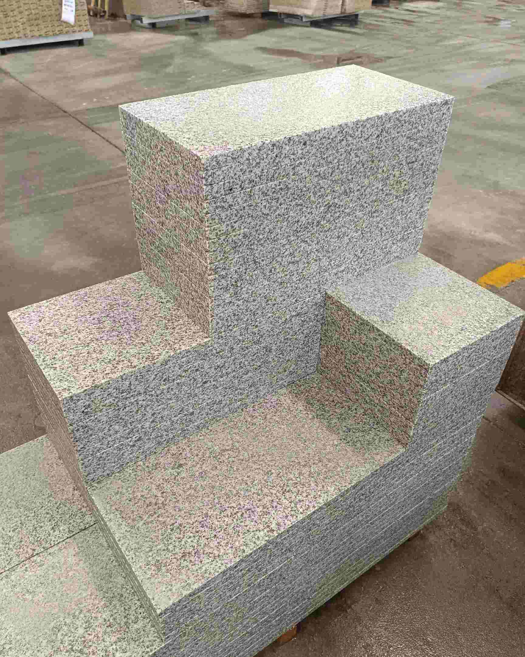 三门峡 白麻花岗岩荔枝面地铺石