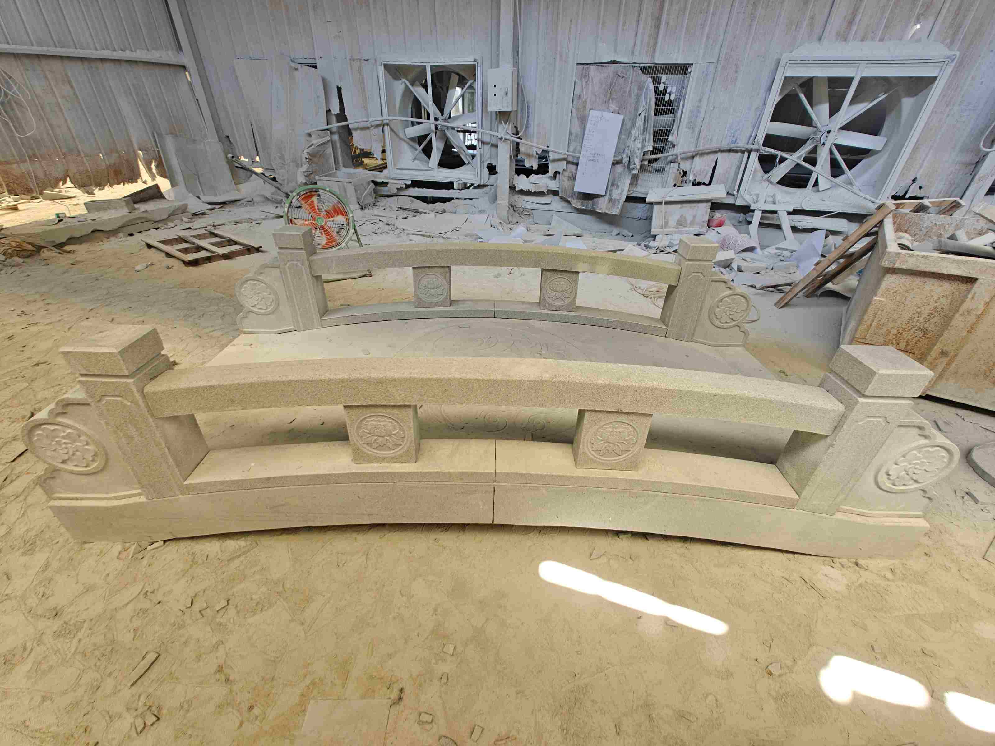 三门峡 芝麻灰花岗岩异形加工-拱桥，石桥