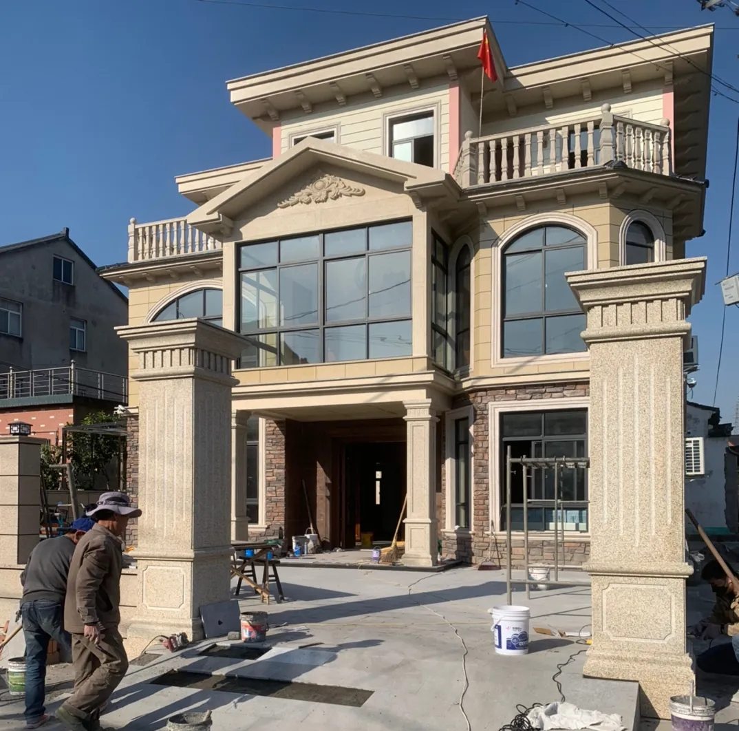 三门峡 黄金麻花岗岩荔枝面别墅外墙干挂私家专属