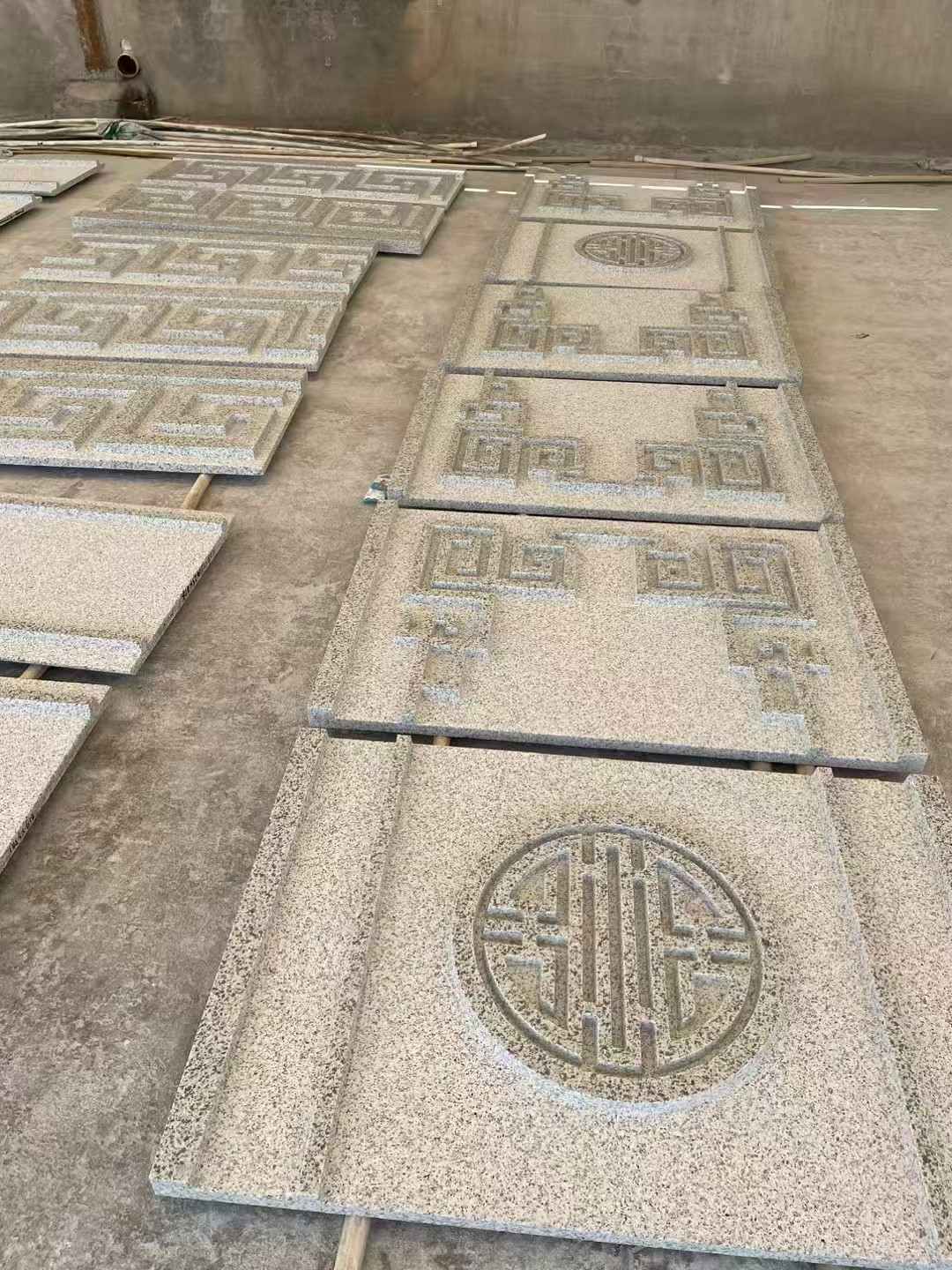 三门峡 白麻花岗岩外墙立面雕刻板