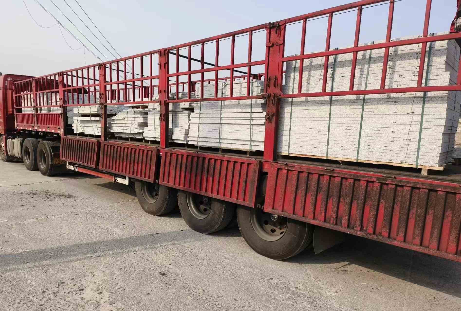 三门峡 白麻荔枝面外墙干挂，工厂装车日常